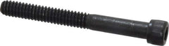 Value Collection - 1/4-20 UNC Hex Socket Drive, Socket Cap Screw - Alloy Steel, Black Oxide Finish, Partially Threaded, 2-1/4" Length Under Head - Eagle Tool & Supply