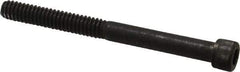 Value Collection - 1/4-20 UNC Hex Socket Drive, Socket Cap Screw - Alloy Steel, Black Oxide Finish, Partially Threaded, 2-3/4" Length Under Head - Eagle Tool & Supply