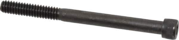 Value Collection - 1/4-20 UNC Hex Socket Drive, Socket Cap Screw - Alloy Steel, Black Oxide Finish, Partially Threaded, 3" Length Under Head - Eagle Tool & Supply