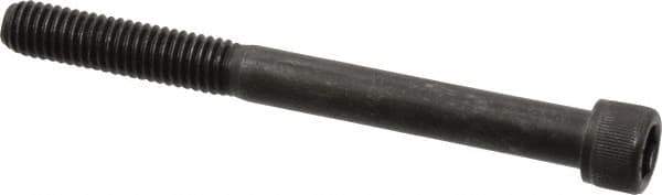 Value Collection - 3/8-16 UNC Hex Socket Drive, Socket Cap Screw - Alloy Steel, Black Oxide Finish, Partially Threaded, 4" Length Under Head - Eagle Tool & Supply