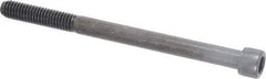 Value Collection - 3/8-16 UNC Hex Socket Drive, Socket Cap Screw - Alloy Steel, Black Oxide Finish, Partially Threaded, 5" Length Under Head - Eagle Tool & Supply
