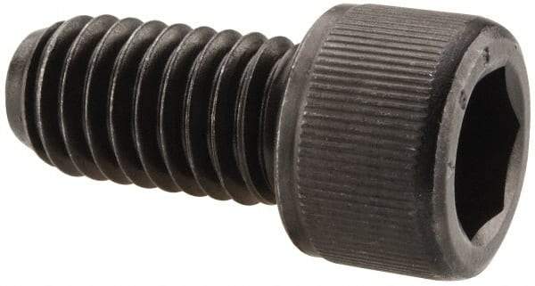 Value Collection - 7/16-14 UNC Hex Socket Drive, Socket Cap Screw - Alloy Steel, Black Oxide Finish, Fully Threaded, 7/8" Length Under Head - Eagle Tool & Supply