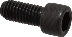 Value Collection - 7/16-14 UNC Hex Socket Drive, Socket Cap Screw - Alloy Steel, Black Oxide Finish, Fully Threaded, 1" Length Under Head - Eagle Tool & Supply
