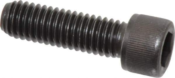 Value Collection - 7/16-14 UNC Hex Socket Drive, Socket Cap Screw - Alloy Steel, Black Oxide Finish, Fully Threaded, 1-1/2" Length Under Head - Eagle Tool & Supply
