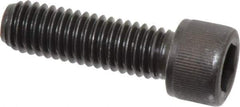 Value Collection - 7/16-14 UNC Hex Socket Drive, Socket Cap Screw - Alloy Steel, Black Oxide Finish, Fully Threaded, 1-1/2" Length Under Head - Eagle Tool & Supply