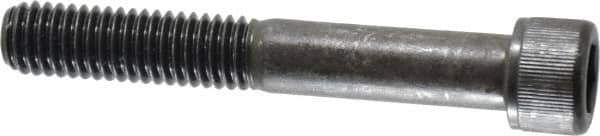 Value Collection - 7/16-14 UNC Hex Socket Drive, Socket Cap Screw - Alloy Steel, Black Oxide Finish, Partially Threaded, 3" Length Under Head - Eagle Tool & Supply