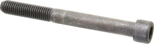 Value Collection - 5/8-11 UNC Hex Socket Drive, Socket Cap Screw - Alloy Steel, Black Oxide Finish, Partially Threaded, 6" Length Under Head - Eagle Tool & Supply
