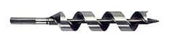 Irwin - 1/4 to 1/2", Bright Finish, Carbon Steel Auger Drill Bit Set - Eagle Tool & Supply