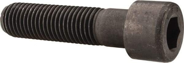 Value Collection - 1-8 UNC Hex Socket Drive, Socket Cap Screw - Alloy Steel, Black Oxide Finish, Partially Threaded, 4" Length Under Head - Eagle Tool & Supply