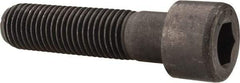 Value Collection - 1-8 UNC Hex Socket Drive, Socket Cap Screw - Alloy Steel, Black Oxide Finish, Partially Threaded, 4" Length Under Head - Eagle Tool & Supply