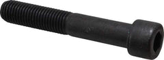 Value Collection - 1-8 UNC Hex Socket Drive, Socket Cap Screw - Alloy Steel, Black Oxide Finish, Partially Threaded, 6" Length Under Head - Eagle Tool & Supply