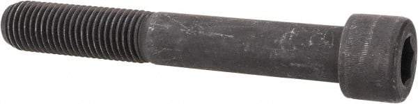 Value Collection - 1-8 UNC Hex Socket Drive, Socket Cap Screw - Alloy Steel, Black Oxide Finish, Partially Threaded, 7" Length Under Head - Eagle Tool & Supply