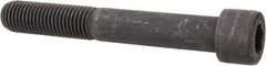 Value Collection - 1-8 UNC Hex Socket Drive, Socket Cap Screw - Alloy Steel, Black Oxide Finish, Partially Threaded, 7" Length Under Head - Eagle Tool & Supply