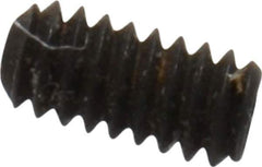 Value Collection - #0-80 UNF, 1/8" OAL, Cup Point Set Screw - Grade 8 Alloy Steel, 0.028" Key - Eagle Tool & Supply