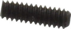 Value Collection - #0-80 UNF, 3/16" OAL, Cup Point Set Screw - Grade 8 Alloy Steel, 0.028" Key - Eagle Tool & Supply