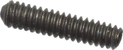 Value Collection - #0-80 UNF, 1/4" OAL, Cup Point Set Screw - Grade 8 Alloy Steel, 0.028" Key - Eagle Tool & Supply