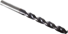 Guhring - 11/32" 130° Powdered Metal Jobber Drill - FIREX Finish, Right Hand Cut, Parabolic Flute, Straight Shank, 4-29/32" OAL, Cone Relief Point - Eagle Tool & Supply