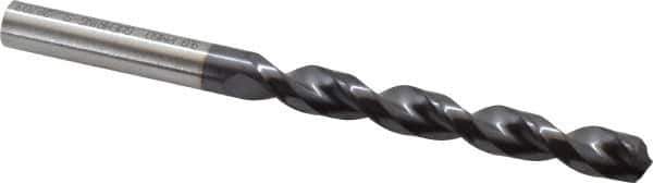 Guhring - 0.3543" 130° Powdered Metal Jobber Drill - FIREX Finish, Right Hand Cut, Parabolic Flute, Straight Shank, 4-29/32" OAL, Cone Relief Point - Eagle Tool & Supply