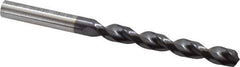 Guhring - 0.3543" 130° Powdered Metal Jobber Drill - FIREX Finish, Right Hand Cut, Parabolic Flute, Straight Shank, 4-29/32" OAL, Cone Relief Point - Eagle Tool & Supply