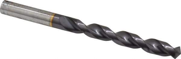 Guhring - 7/16" 130° Powdered Metal Jobber Drill - FIREX Finish, Right Hand Cut, Parabolic Flute, Straight Shank, 5-19/32" OAL, Cone Relief Point - Eagle Tool & Supply