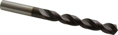 Guhring - 0.5118" 130° Powdered Metal Jobber Drill - FIREX Finish, Right Hand Cut, Parabolic Flute, Straight Shank, 5-15/16" OAL, Cone Relief Point - Eagle Tool & Supply