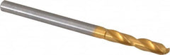 Guhring - 3.50012mm 140° Spiral Flute Solid Carbide Screw Machine Drill Bit - Eagle Tool & Supply