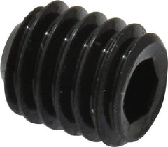 Value Collection - #8-36 UNF, 3/16" OAL, Cup Point Set Screw - Grade 8 Alloy Steel, 5/64" Key - Eagle Tool & Supply