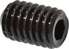 Value Collection - #8-36 UNF, 1/4" OAL, Cup Point Set Screw - Grade 8 Alloy Steel, 5/64" Key - Eagle Tool & Supply