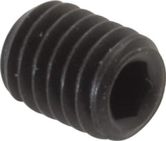 Value Collection - #10-32 UNF, 1/4" OAL, Cup Point Set Screw - Grade 8 Alloy Steel, 3/32" Key - Eagle Tool & Supply