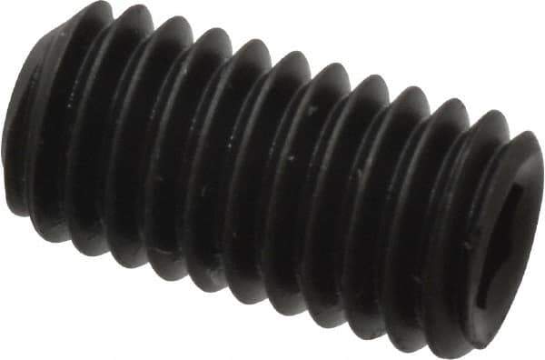 Value Collection - #10-32 UNF, 3/8" OAL, Cup Point Set Screw - Grade 8 Alloy Steel, 3/32" Key - Eagle Tool & Supply