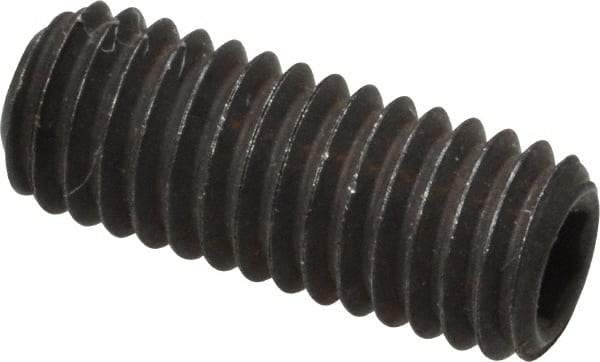 Value Collection - #10-32 UNF, 1/2" OAL, Cup Point Set Screw - Grade 8 Alloy Steel, 3/32" Key - Eagle Tool & Supply