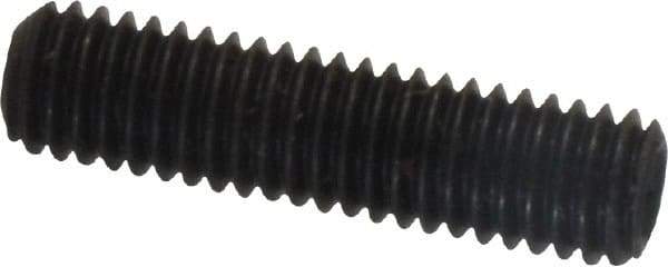 Value Collection - #10-32 UNF, 3/4" OAL, Cup Point Set Screw - Grade 8 Alloy Steel, 3/32" Key - Eagle Tool & Supply