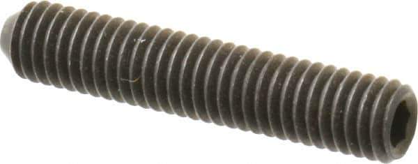 Value Collection - #10-32 UNF, 1" OAL, Cup Point Set Screw - Grade 8 Alloy Steel, 3/32" Key - Eagle Tool & Supply