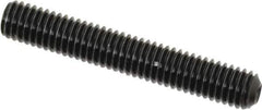 Value Collection - #10-32 UNF, 1-1/4" OAL, Cup Point Set Screw - Grade 8 Alloy Steel, 3/32" Key - Eagle Tool & Supply