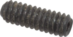 Value Collection - #2-56 UNC, 1/4" OAL, Cup Point Set Screw - Grade 8 Alloy Steel, 0.035" Key - Eagle Tool & Supply