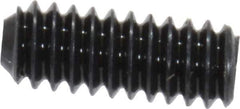 Value Collection - #3-48 UNC, 1/4" OAL, Cup Point Set Screw - Grade 8 Alloy Steel, 0.05" Key - Eagle Tool & Supply