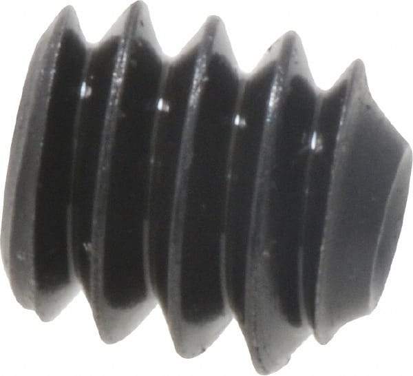 Value Collection - #4-40 UNC, 1/8" OAL, Cup Point Set Screw - Grade 8 Alloy Steel, 0.05" Key - Eagle Tool & Supply