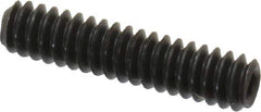 Value Collection - #4-40 UNC, 1/2" OAL, Cup Point Set Screw - Grade 8 Alloy Steel, 0.05" Key - Eagle Tool & Supply
