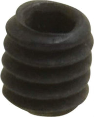 Value Collection - #5-40 UNC, 1/8" OAL, Cup Point Set Screw - Grade 8 Alloy Steel, 1/16" Key - Eagle Tool & Supply