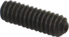 Value Collection - #5-40 UNC, 3/8" OAL, Cup Point Set Screw - Grade 8 Alloy Steel, 1/16" Key - Eagle Tool & Supply