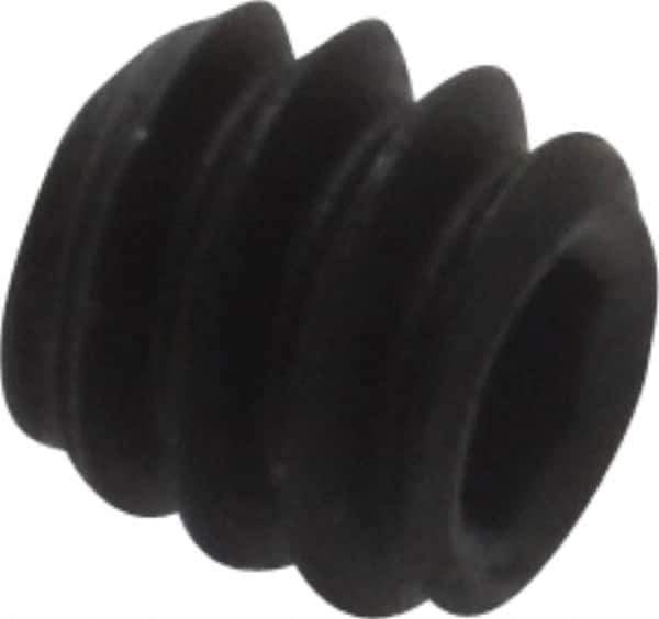 Value Collection - #6-32 UNC, 1/8" OAL, Cup Point Set Screw - Grade 8 Alloy Steel, 1/16" Key - Eagle Tool & Supply