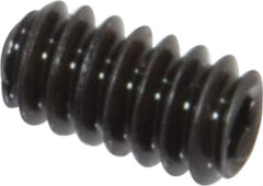 Value Collection - #6-32 UNC, 1/4" OAL, Cup Point Set Screw - Grade 8 Alloy Steel, 1/16" Key - Eagle Tool & Supply