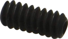 Value Collection - #6-32 UNC, 5/16" OAL, Cup Point Set Screw - Grade 8 Alloy Steel, 1/16" Key - Eagle Tool & Supply