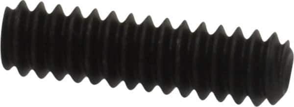 Value Collection - #6-32 UNC, 1/2" OAL, Cup Point Set Screw - Grade 8 Alloy Steel, 1/16" Key - Eagle Tool & Supply