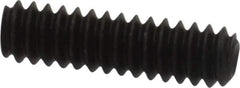 Value Collection - #6-32 UNC, 1/2" OAL, Cup Point Set Screw - Grade 8 Alloy Steel, 1/16" Key - Eagle Tool & Supply