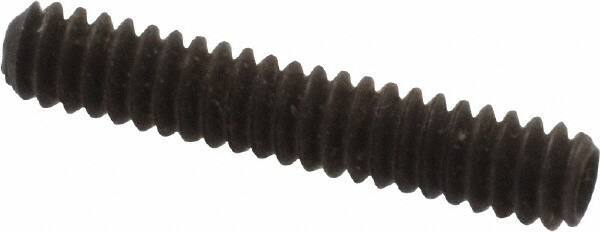 Value Collection - #6-32 UNC, 3/4" OAL, Cup Point Set Screw - Grade 8 Alloy Steel, 1/16" Key - Eagle Tool & Supply