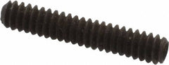 Value Collection - #6-32 UNC, 3/4" OAL, Cup Point Set Screw - Grade 8 Alloy Steel, 1/16" Key - Eagle Tool & Supply