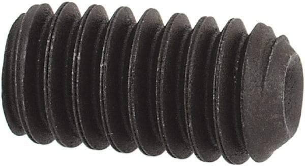 Value Collection - #8-32 UNC, 5/16" OAL, Cup Point Set Screw - Grade 8 Alloy Steel, 5/64" Key - Eagle Tool & Supply