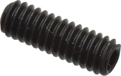 Value Collection - #8-32 UNC, 1/2" OAL, Cup Point Set Screw - Grade 8 Alloy Steel, 5/64" Key - Eagle Tool & Supply