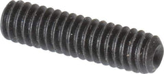 Value Collection - #8-32 UNC, 5/8" OAL, Cup Point Set Screw - Grade 8 Alloy Steel, 5/64" Key - Eagle Tool & Supply